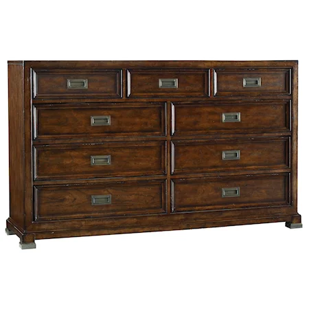 Nine Drawer Dresser